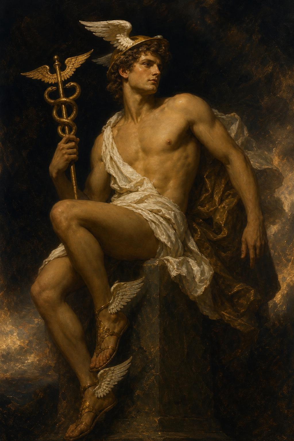 Detalhe íntimo de pele masculina sob luz dourada